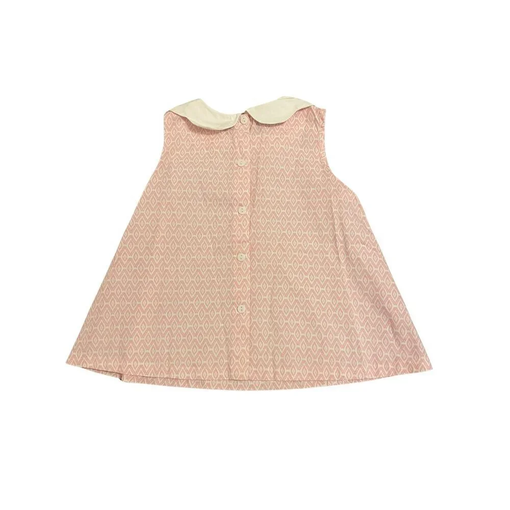 Bella Bliss Girl's Swing Top with Peter Pan Collar - Size 6 - Excellent!